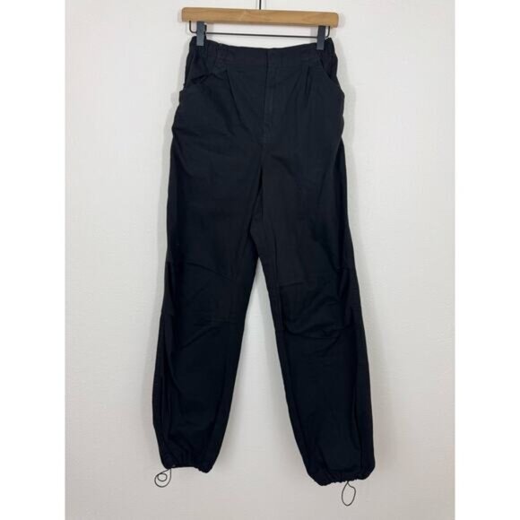Bershka Pants - Bershka Parachute Pants Black
